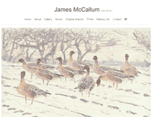 Tablet Screenshot of jamesmccallum.co.uk